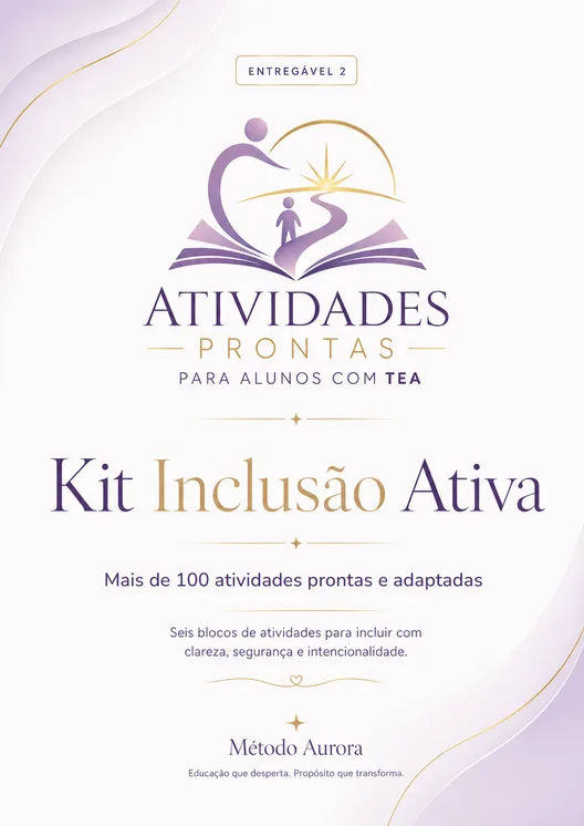 Capa do Kit Inclusão Ativa: mais de 100 atividades prontas e adaptadas